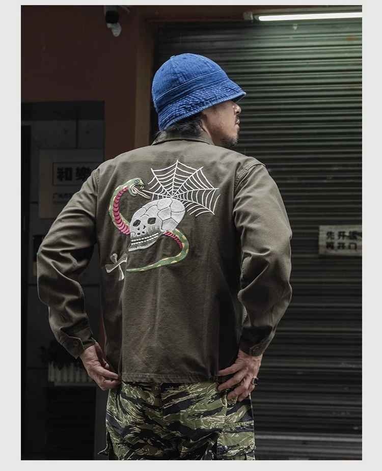 Broderad Urban Skull-jacka