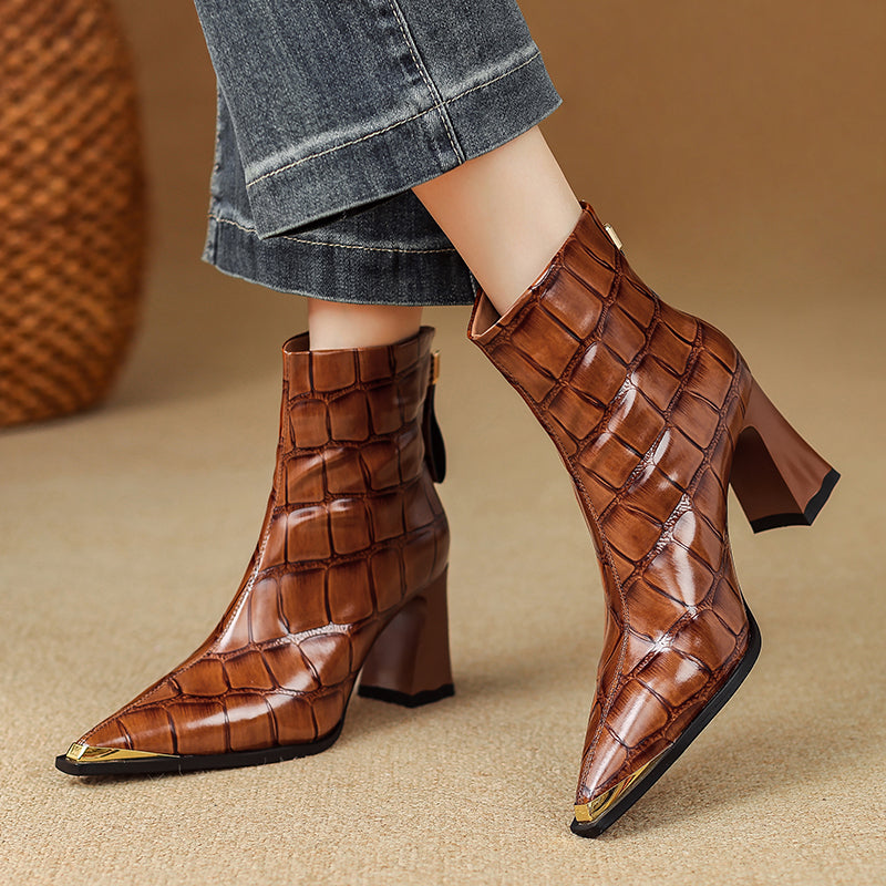 Levia Echtleder-Stiefel