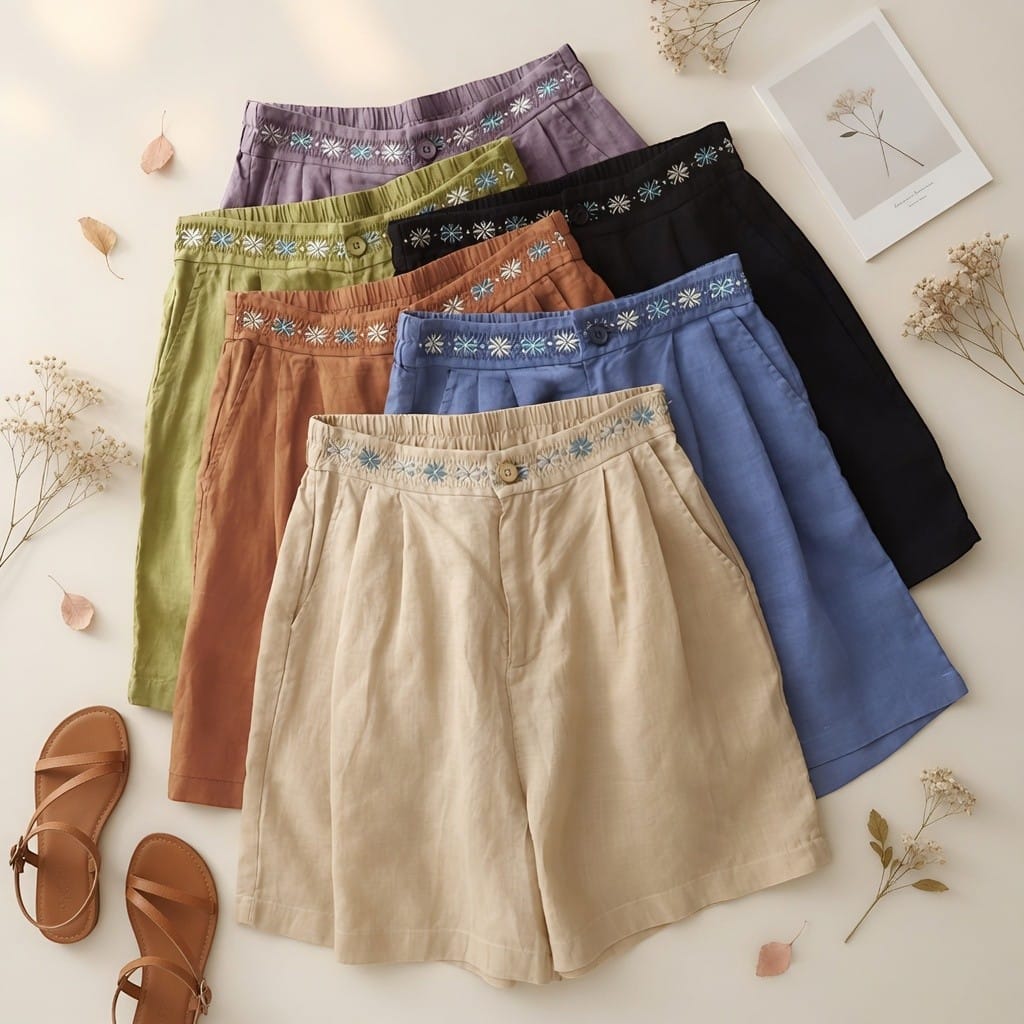 Short Daisy en lin