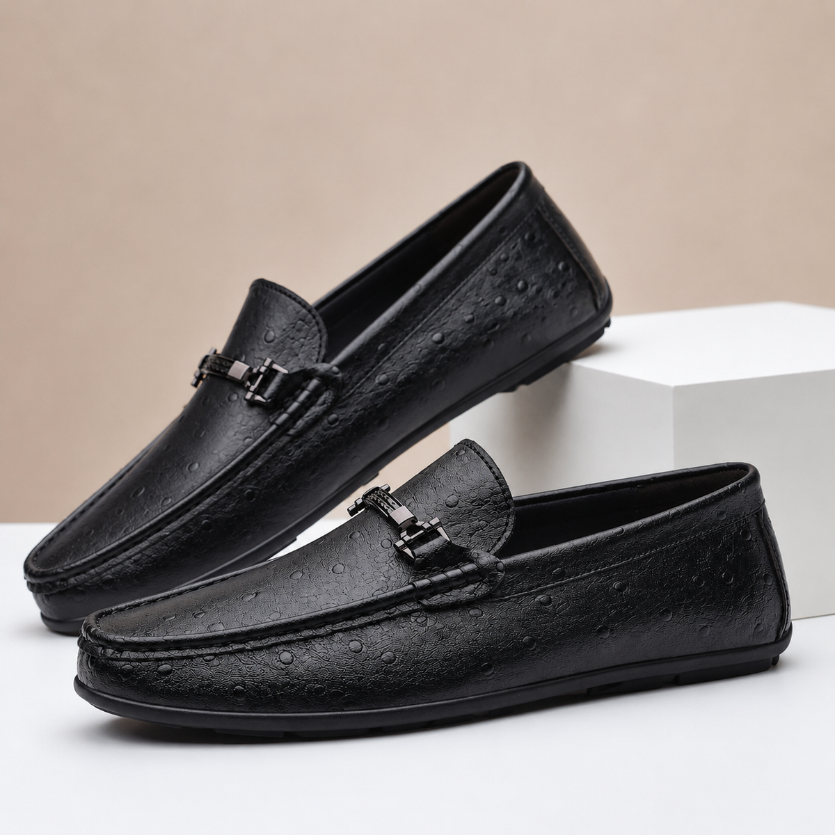 Porto Loafers i Äkta Läder