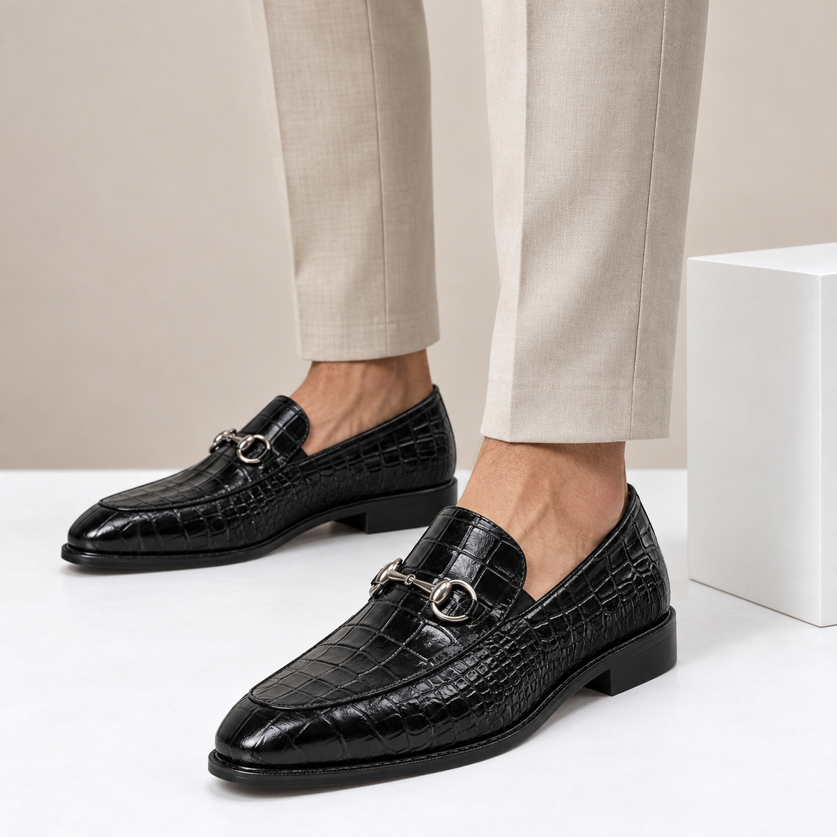 Beckett Cowhide Leather Loafers