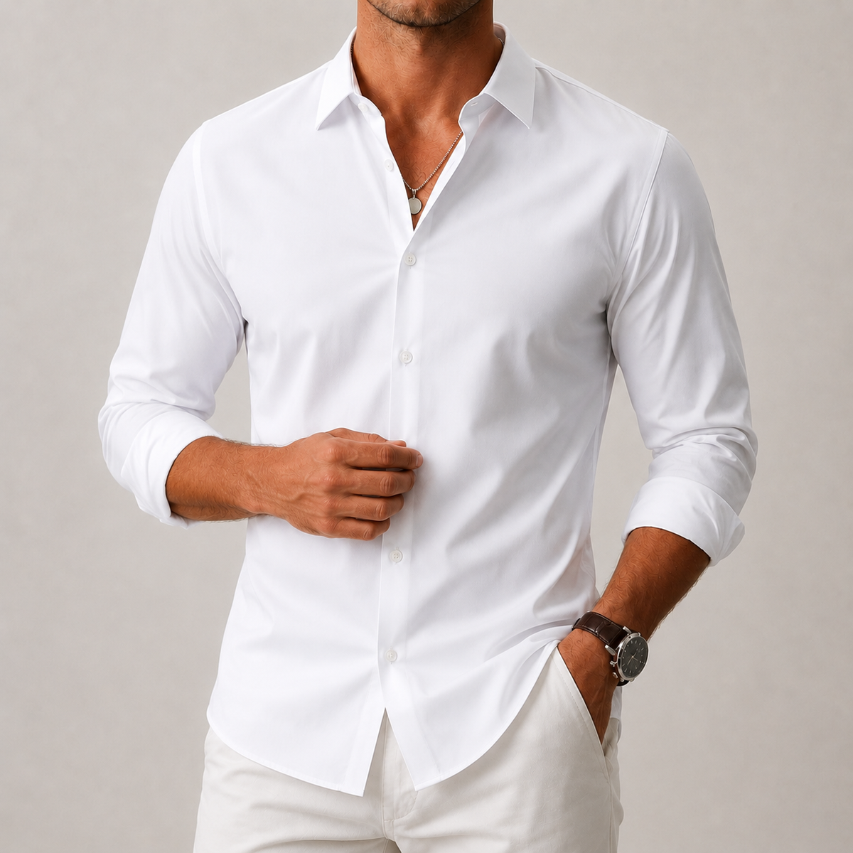 Camisa Social Antirrugas Devor