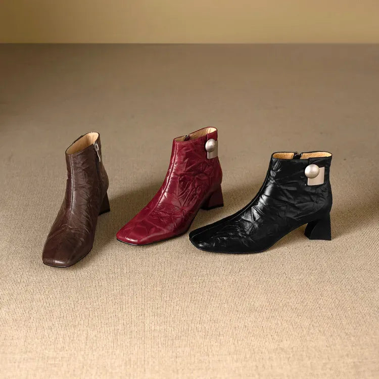 Camille Genuine Leather Boots