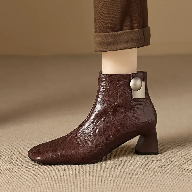 Camille Genuine Leather Boots