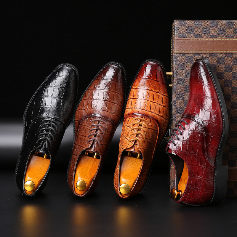 Zapatos Oxford de cuero con cordones Rovian