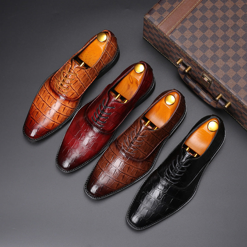Zapatos Oxford de cuero con cordones Rovian