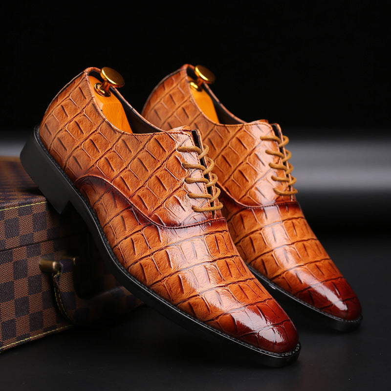 Zapatos Oxford de cuero con cordones Rovian