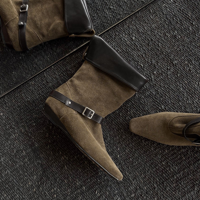 Botas de ante genuino Queli