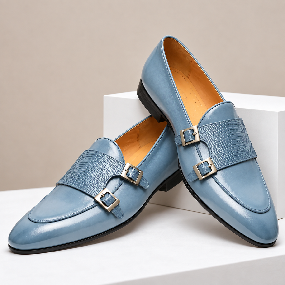Mocassins Varenna en cuir de vachette
