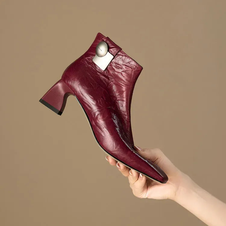 Camille Genuine Leather Boots
