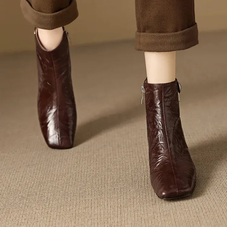Camille Genuine Leather Boots