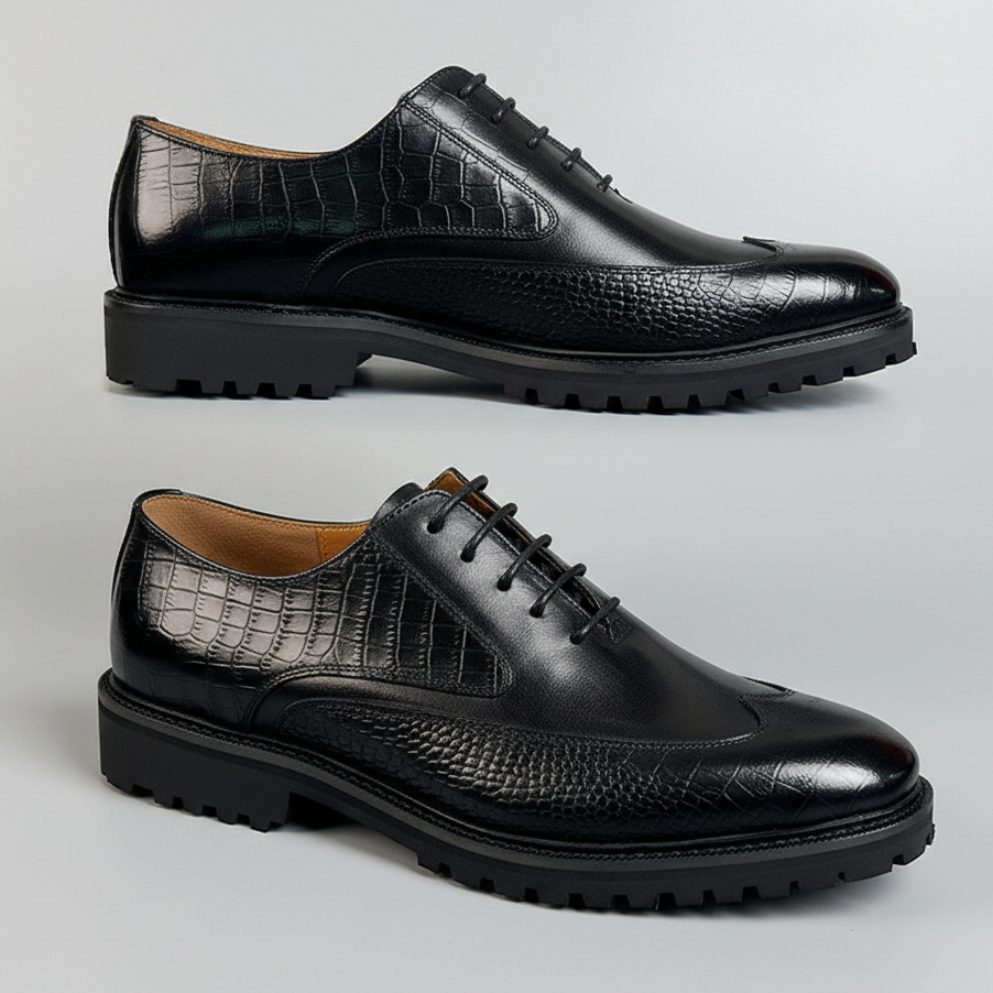 Scarpe Creston in pelle di vacchetta