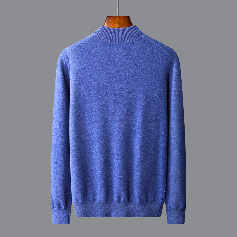 Pull Oslo en mérinos à col zippé