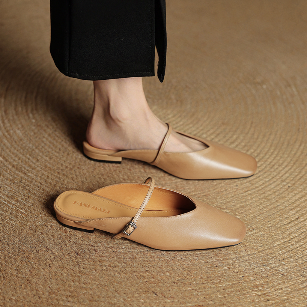 Mules Virela in vera pelle