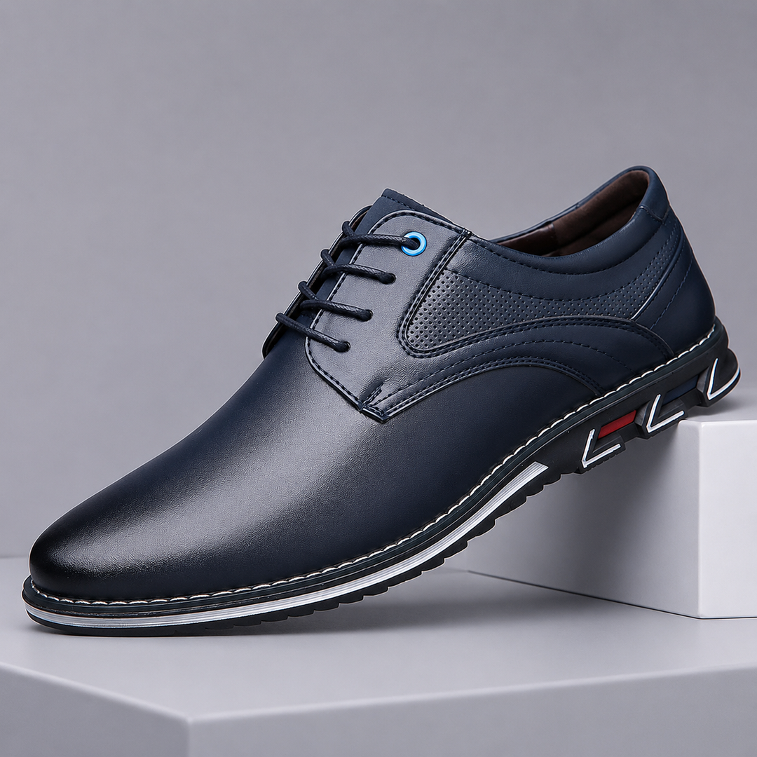 ALDRIC LEATHER DERBY SHOES