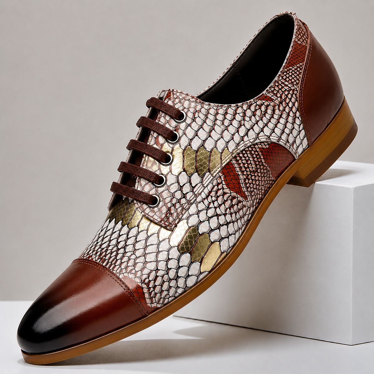 Scarpe Calverini in pelle di vacchetta