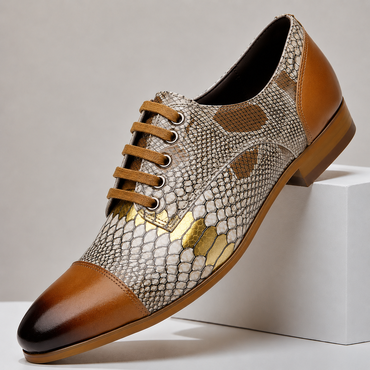 Scarpe Calverini in pelle di vacchetta