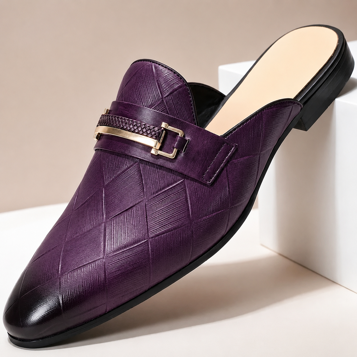 Mules in pelle bovina Tivaro