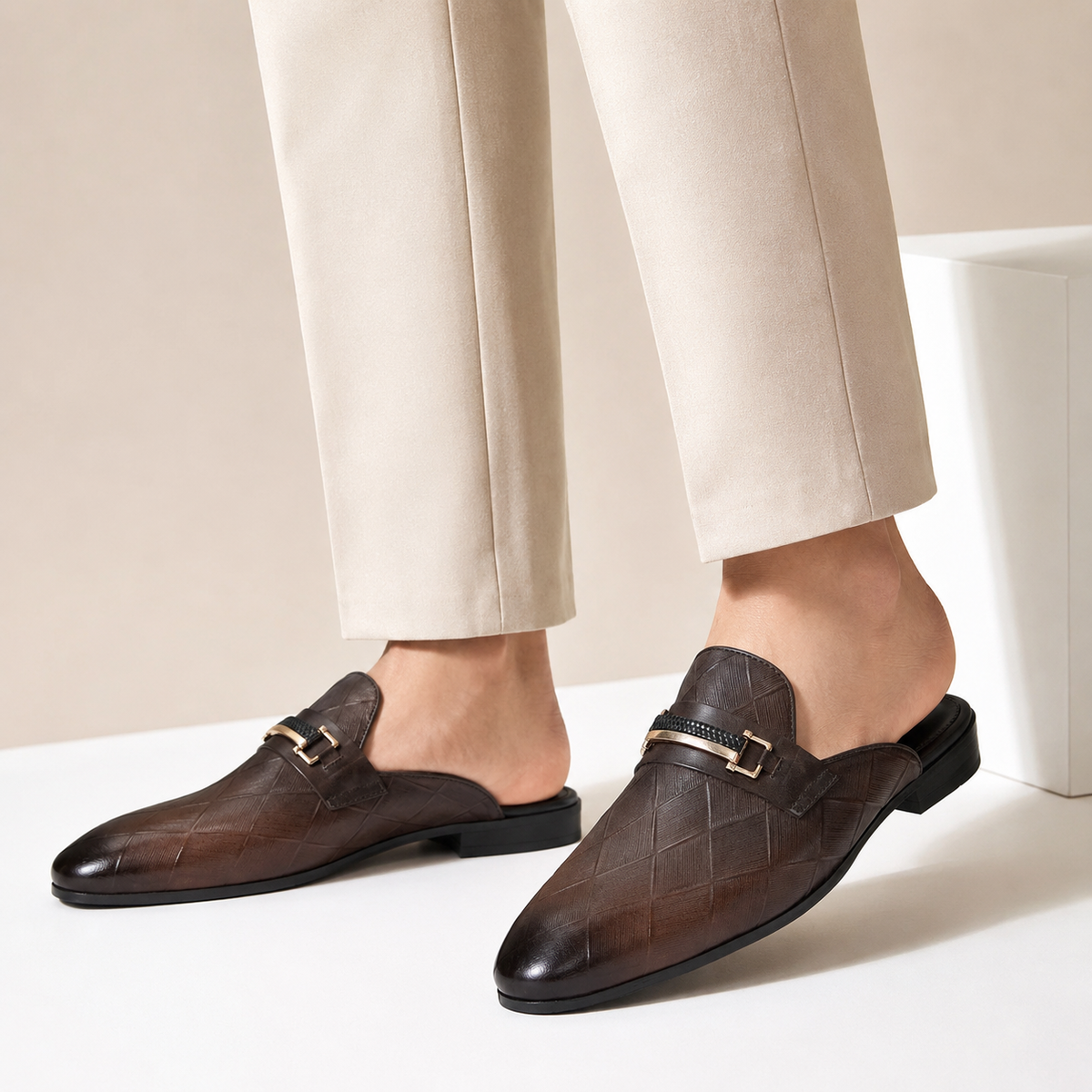 Mules in pelle bovina Tivaro