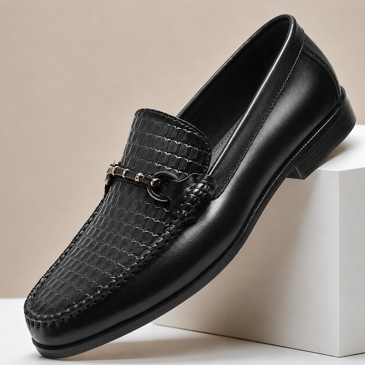 Stratford Loafers i Ko-skinns