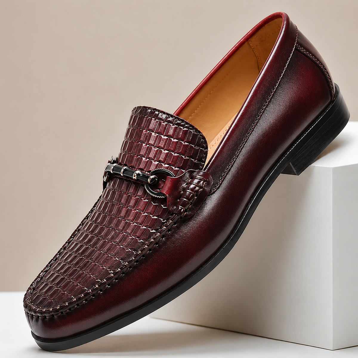 Stratford Loafers i Ko-skinns