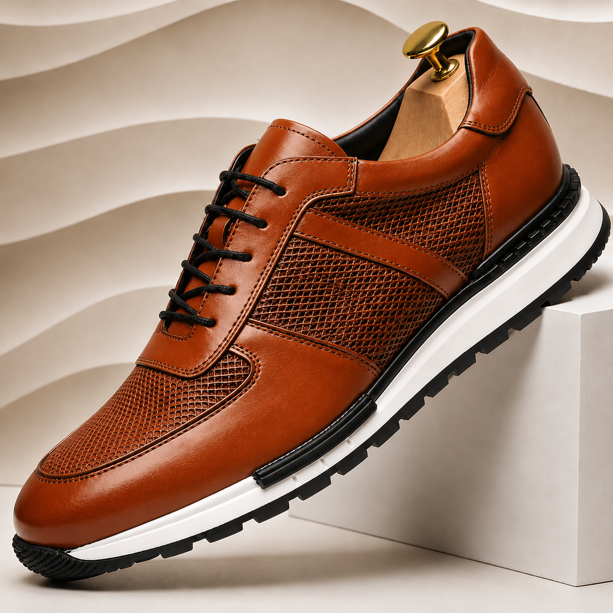 Marcelli Rindsleder-Sneaker
