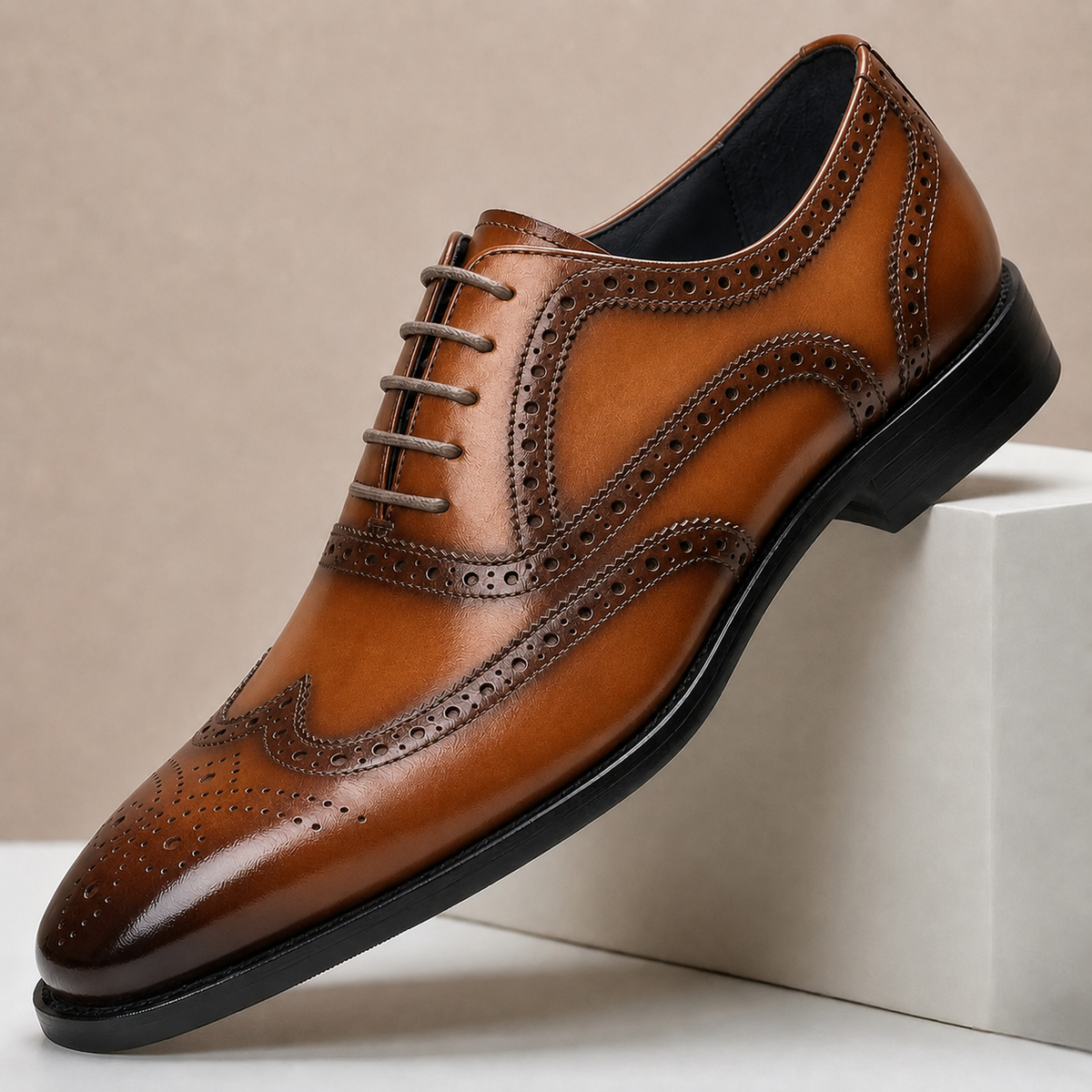 Chaussures Santoria en cuir de vache