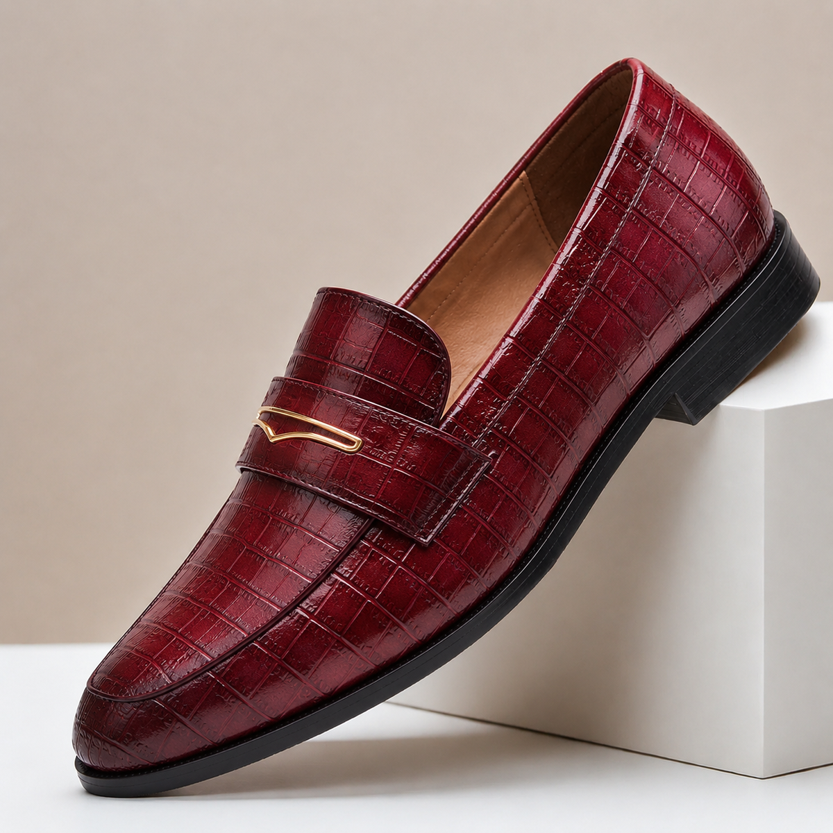 Vincetto Leder-Loafer