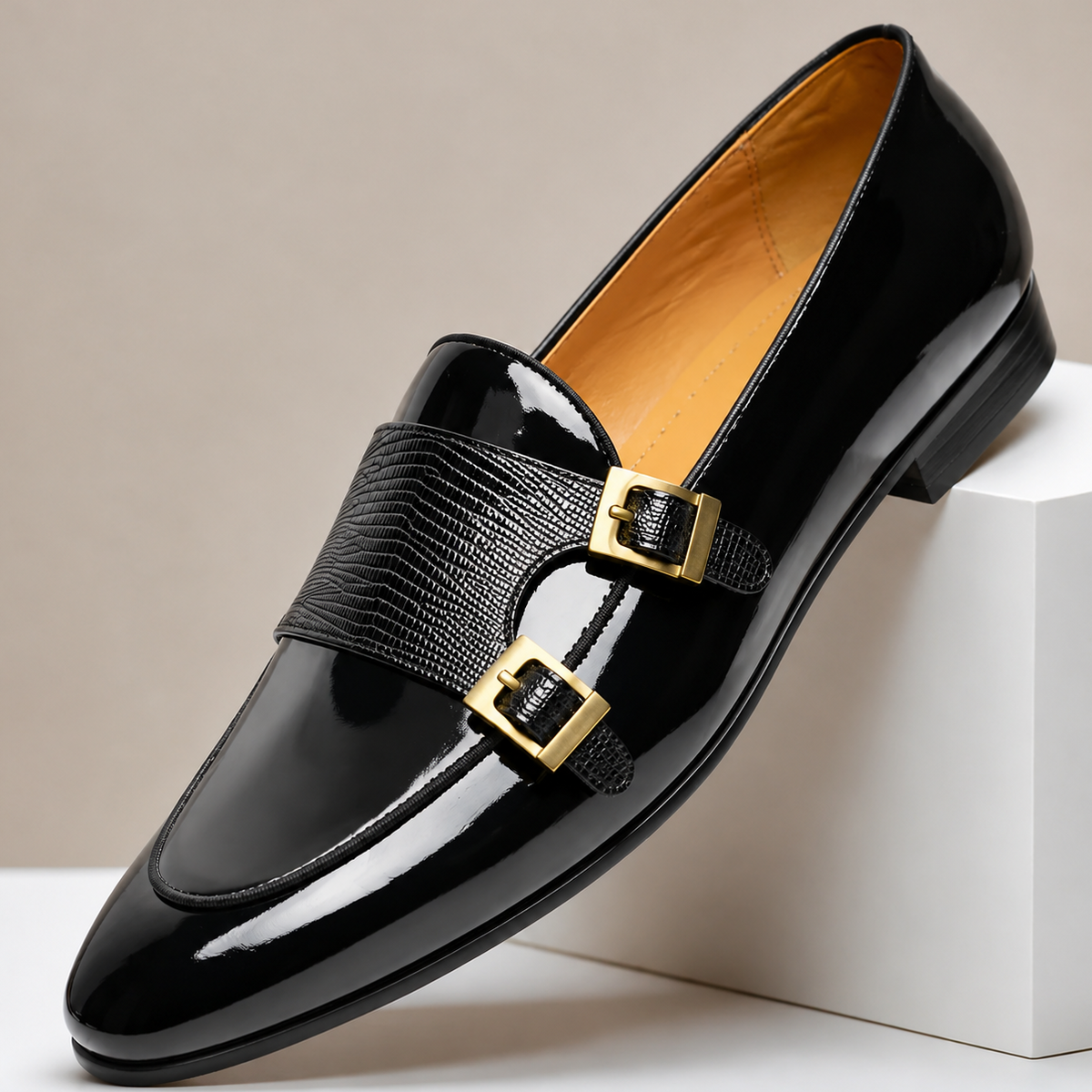 Mocassins Varenna en cuir de vachette