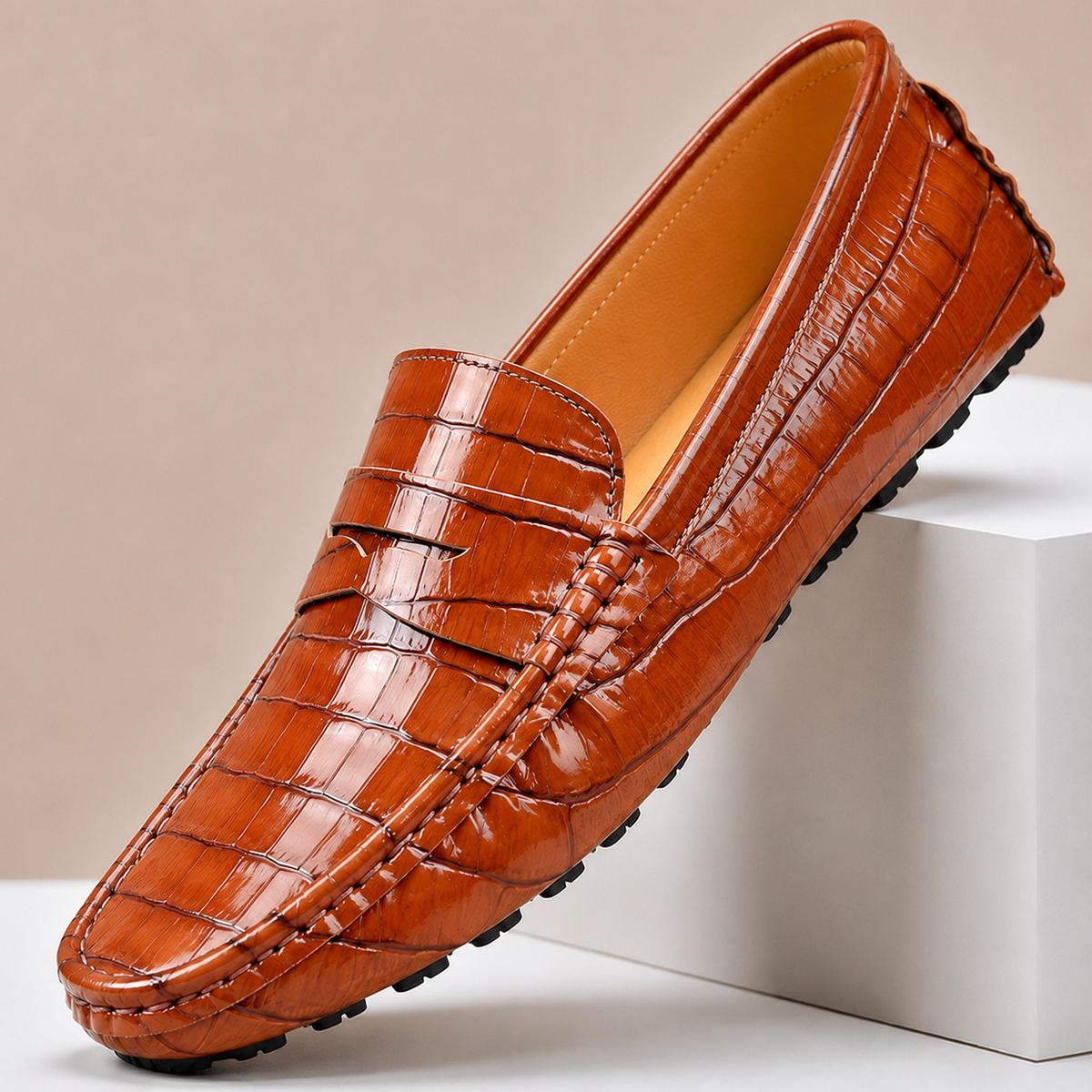 Valmonto loafers i ægte læder