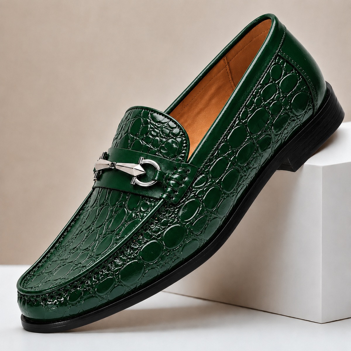 Dorvaro loafers i okselæder