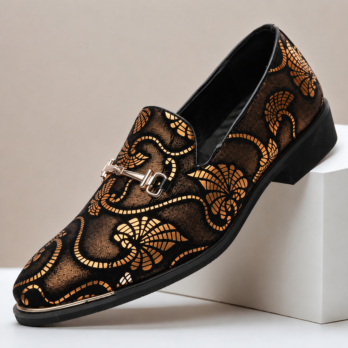 Tivoli loafers i äkta läder