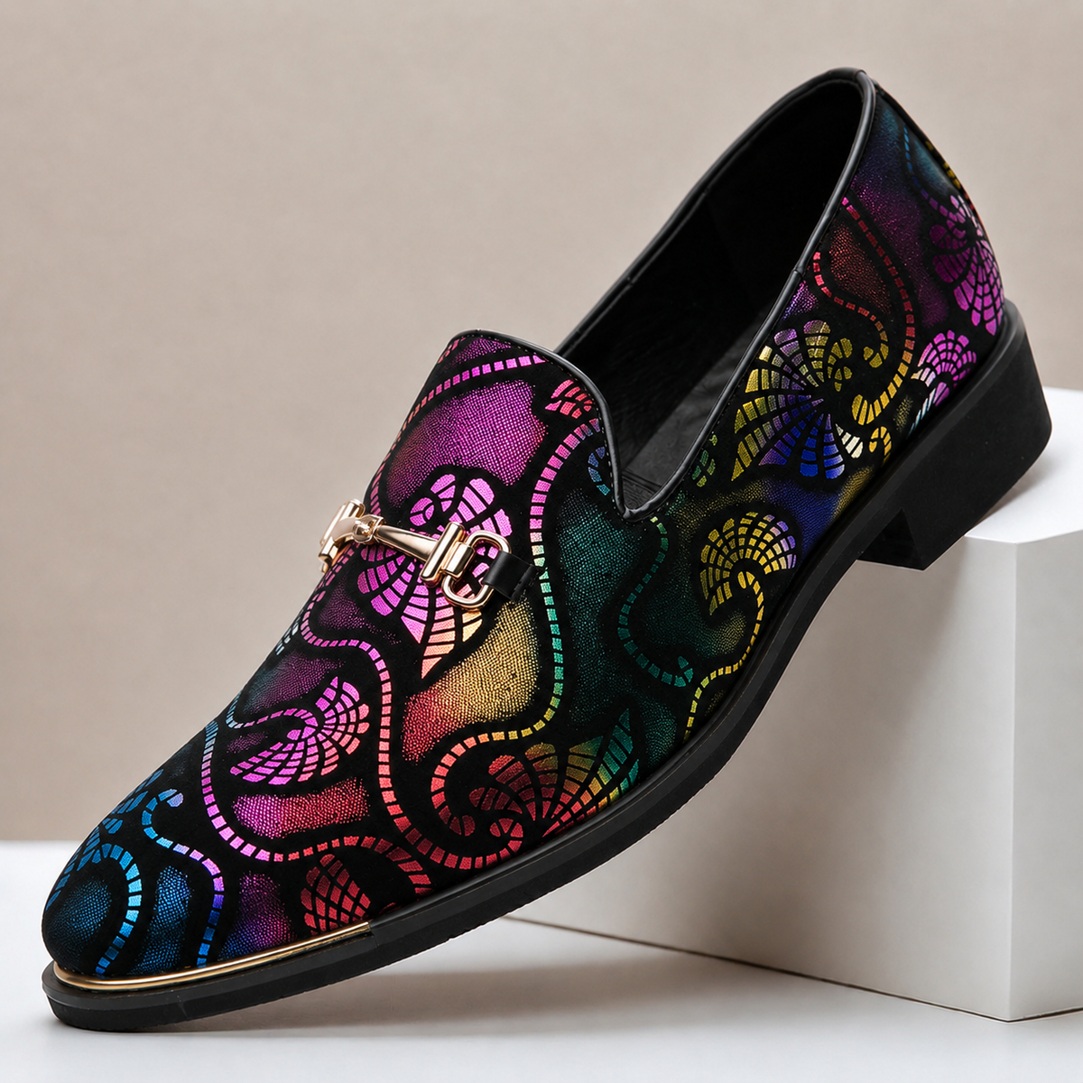 Tivoli loafers i äkta läder