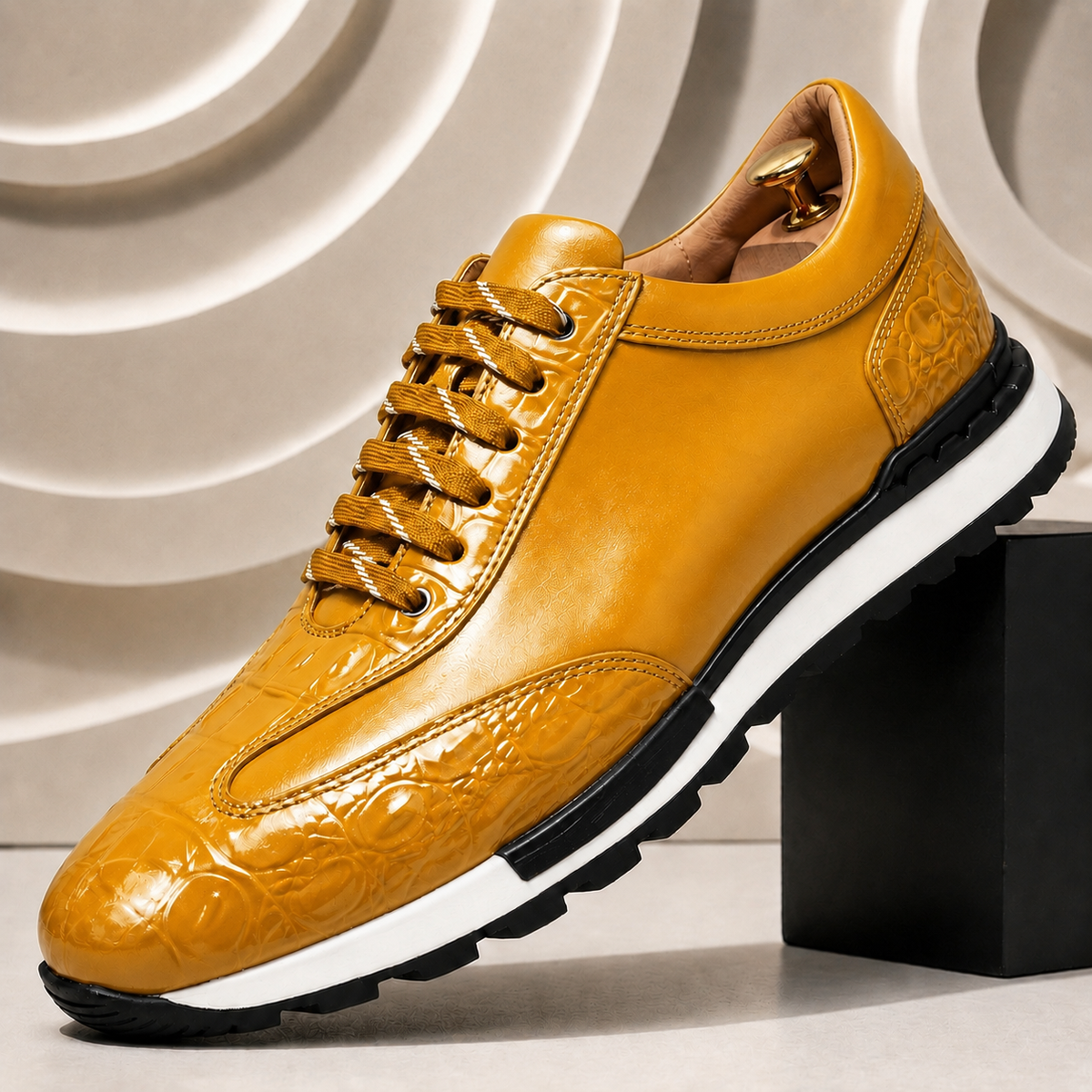 Matteo sneakers i koskind