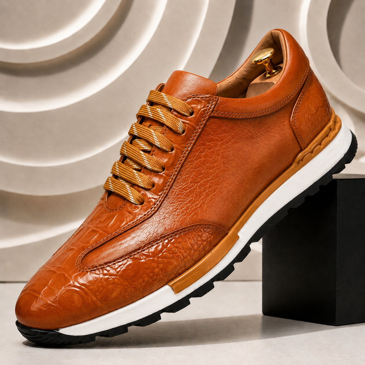 Matteo sneakers i koskind