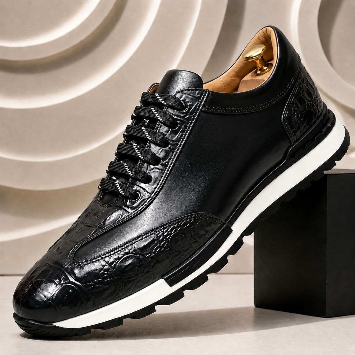 Matteo sneakers i koskind