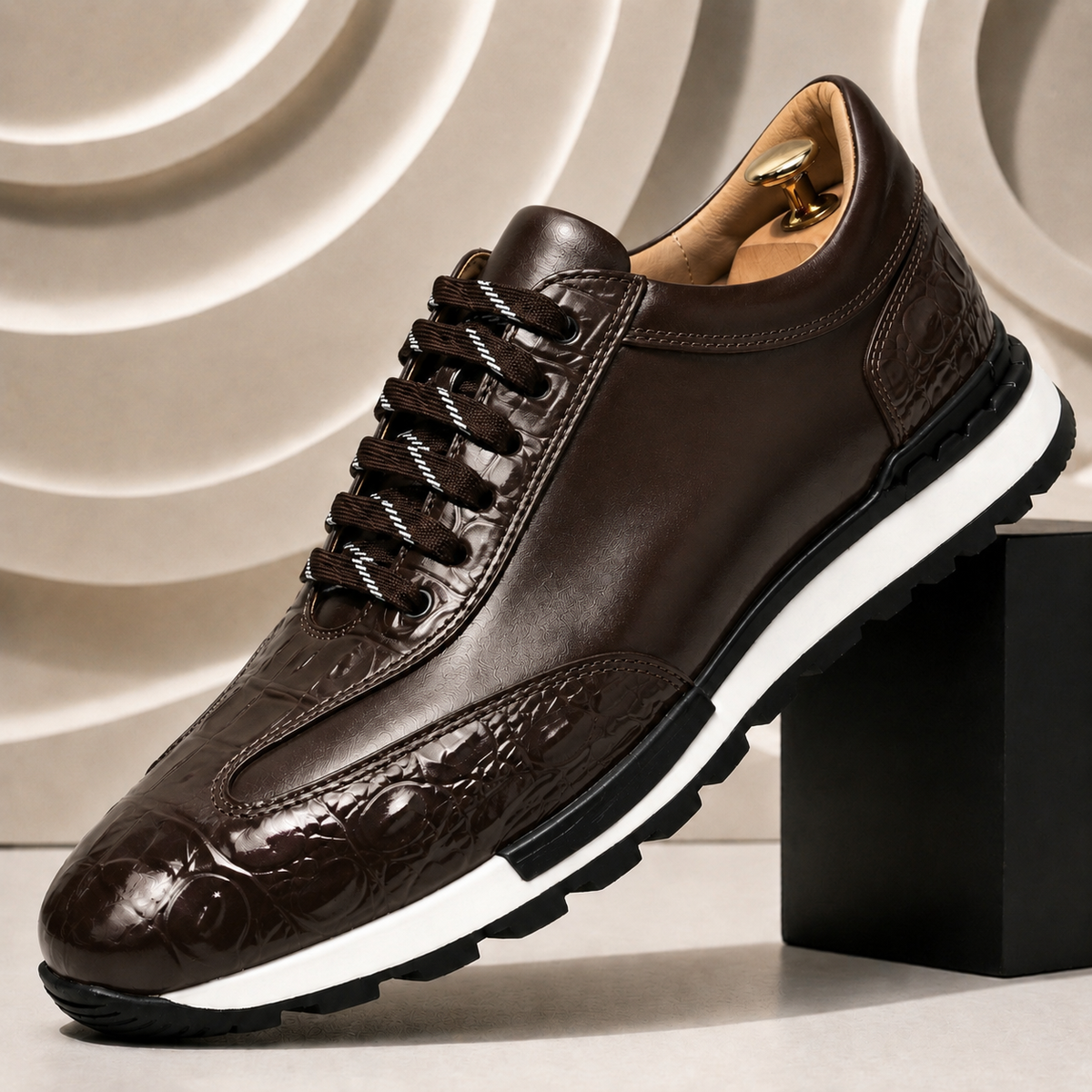 Matteo sneakers i koskind