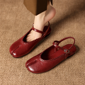 Carmela Genuine Leather Flats