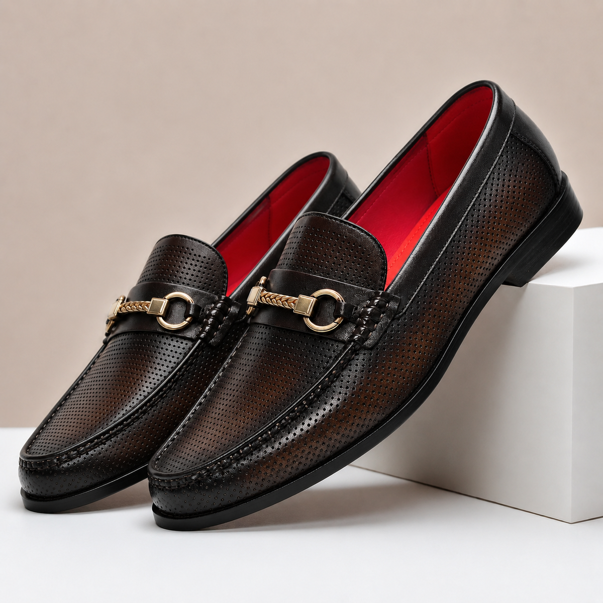 Belluno Cowhide Leather Loafers