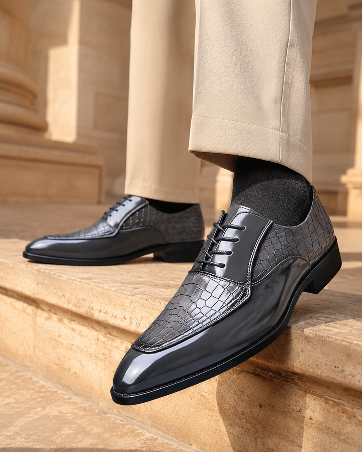 VALENTI LEATHER DERBY SHOES