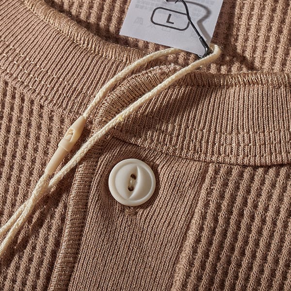Rowan Waffel-Henley-Shirt