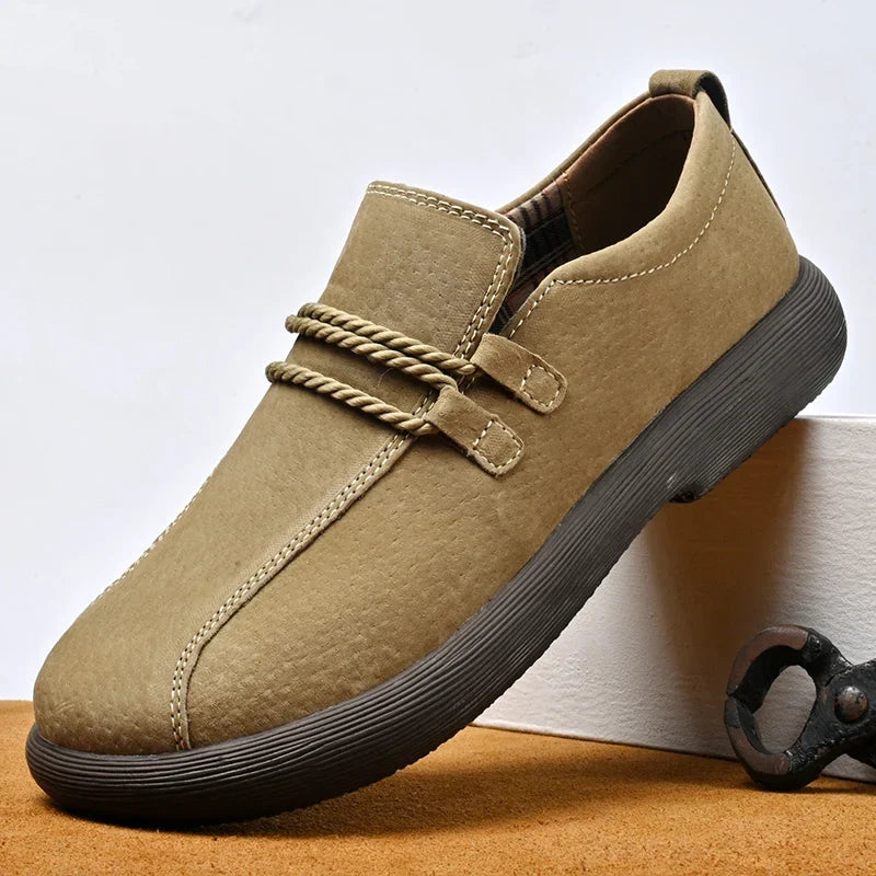 Dawson-loafers i läder