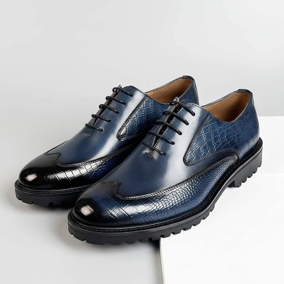 Scarpe Creston in pelle di vacchetta