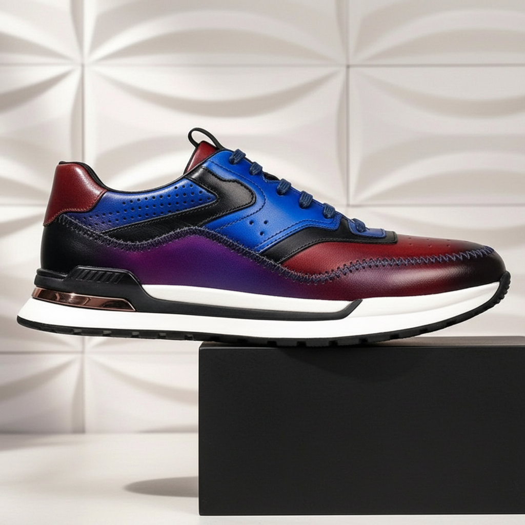 Sneakers Castello in pelle di vacchetta