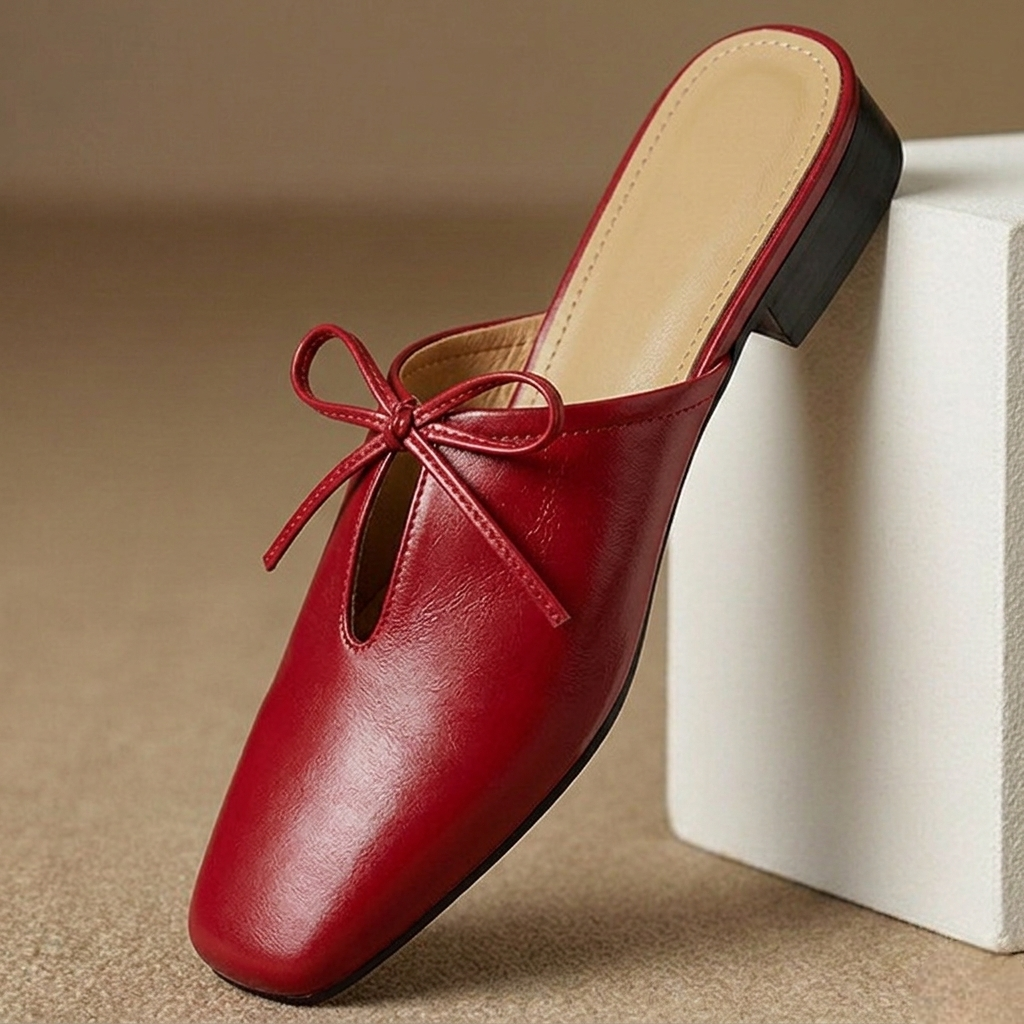 Mules Rosalia in vera pelle