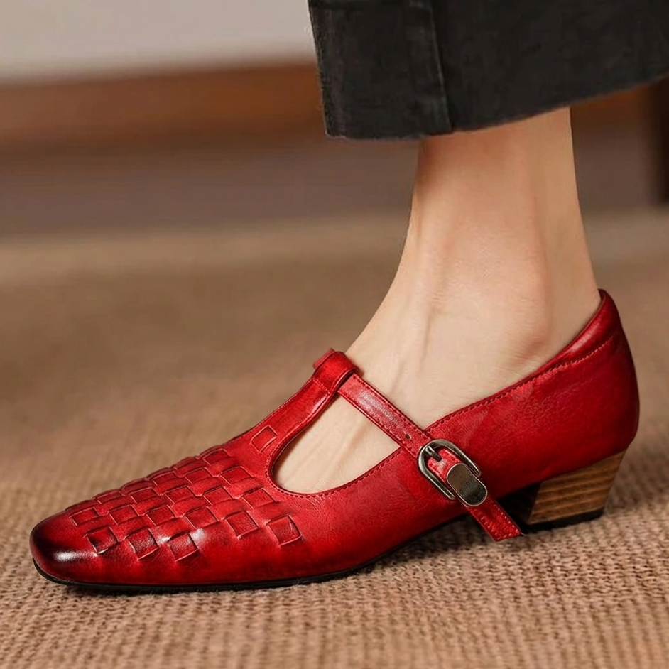Tacones de cuero genuino Soretta