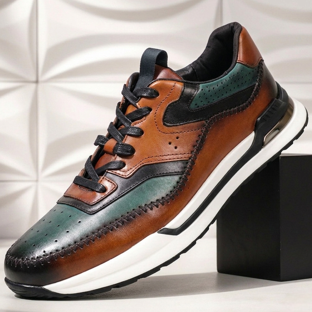 Sneakers Castello in pelle di vacchetta