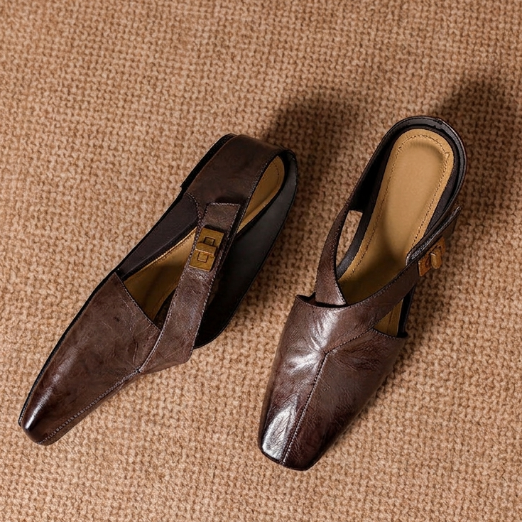 Mules Ravessia in vera pelle