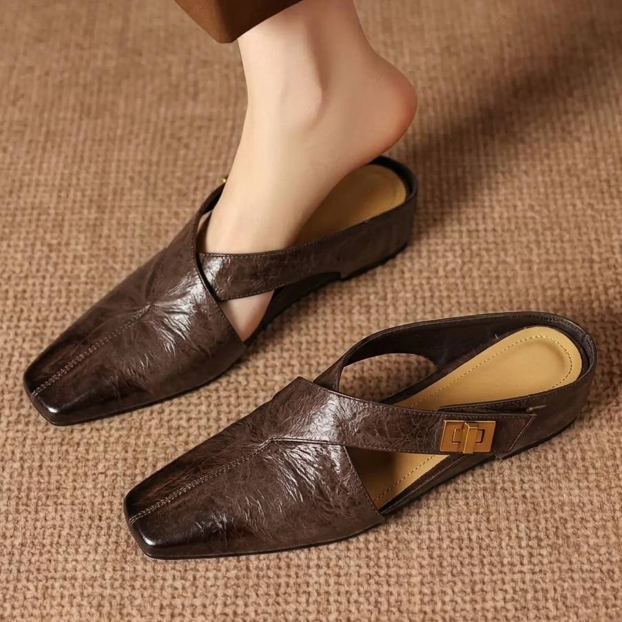 Mules Ravessia in vera pelle