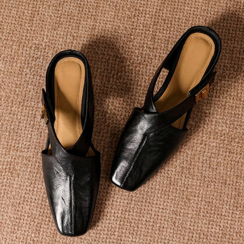 Mules Ravessia in vera pelle